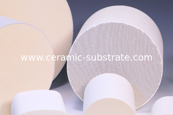 Buy MgO Ivory Ceramic Substrates Support For Diesel Oxidation Catalyst online manufacture