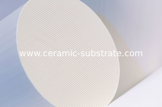 Buy Round White Honeycomb Ceramic Carrier , car Catalyst Supports online manufacture