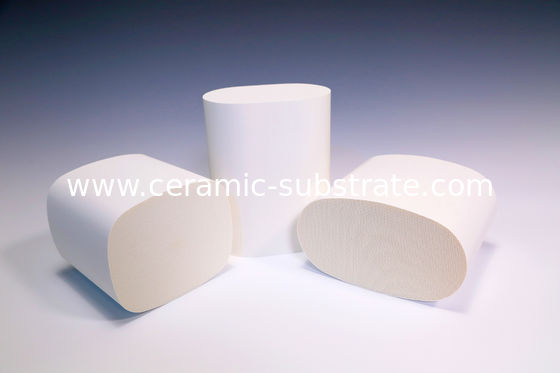 Buy Cellular Cordierite Honeycomb Ceramic / Catalyst Supports White online manufacture