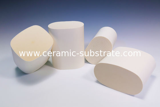 Buy Thin 3 way Honeycomb Ceramic Filter , Round Cordierite Substrate online manufacture