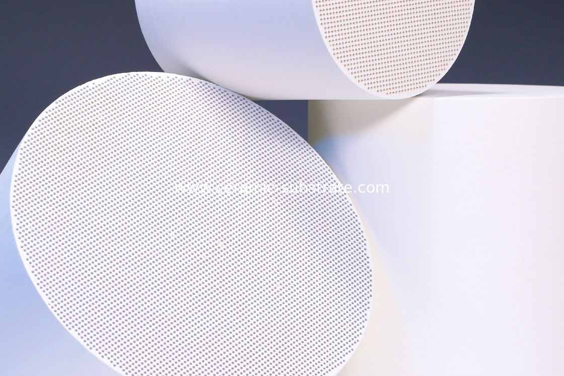 Vehicle DPF Substrate , Alumina Ceramic Substrate For Car , motorcycle