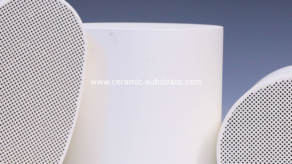Diesel SCR Substrate System , Cordierite Honeycomb Ceramic Support