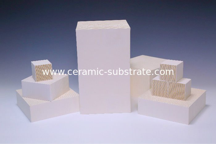 White And Cellular Monolithic Catalyst Support , VOC alumina carrier